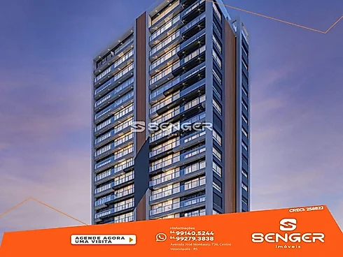 Apartamento 03 Suítes no Centro de Torres - Apartamento em Centro, Torres - Foto 1