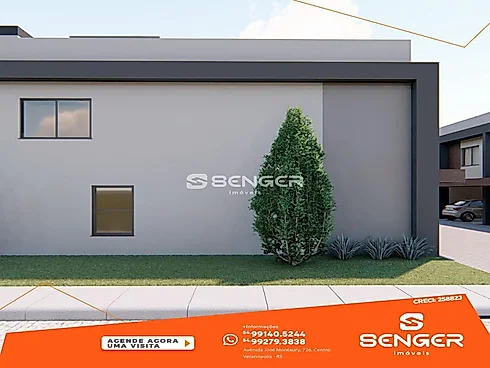 Sobrado Geminado 2 Quartos - Medianeira - Sobrado geminado em Medianeira, Veranopolis - Foto 2
