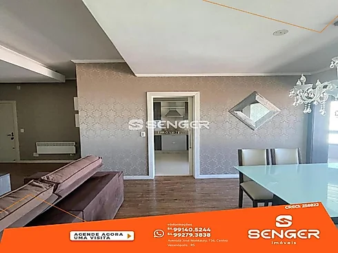 Apartamento 3 Quartos com 1 Suíte e 125m² - Centro - Apartamento em Centro, Veranopolis - Foto 3