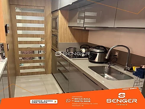 Apartamento 3 Quartos com Churrasqueira - Centro - Apartamento em Centro, Veranopolis - Foto 5