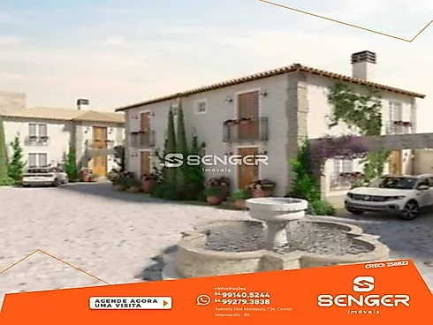 Sobrados 01 e 02 Dormres. Vila Toscana Vila Flores - Sobrado geminado em Centro, Vila Flores - Foto 4