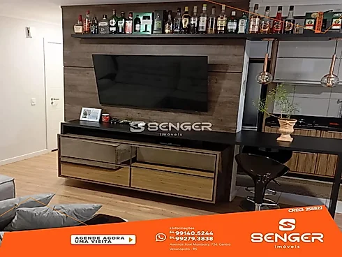 Apartamento 2 Quartos com Churrasqueira - Femaçã - Apartamento em Femaçã, Veranopolis - Foto 3