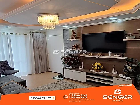 Apartamento 3 Quartos com Churrasqueira - Renovação - Apartamento em Renovação, Veranopolis - Foto 3
