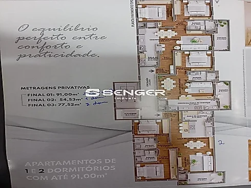 Apartamento 2 Quartos com 1 Suíte e 91m² - Centro - Apartamento em Centro, Veranopolis - Foto 4