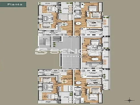 Apto 01 e 02 Dorm no Ed Upper-Centro Lançamento - Apartamento em Centro, Veranopolis - Foto 2