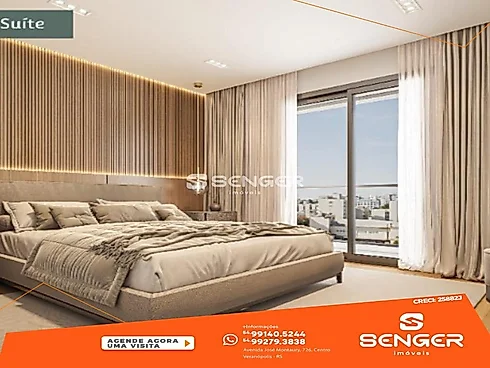 Apto 01 e 02 Dorm no Ed Upper-Centro Lançamento - Apartamento em Centro, Veranopolis - Foto 4