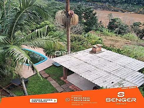 Lindo Sítio com Piscina e Quiosque em Tuiuty-B Gon - Chácara em Linha Rosario, Bento Gonçalves - Foto 1