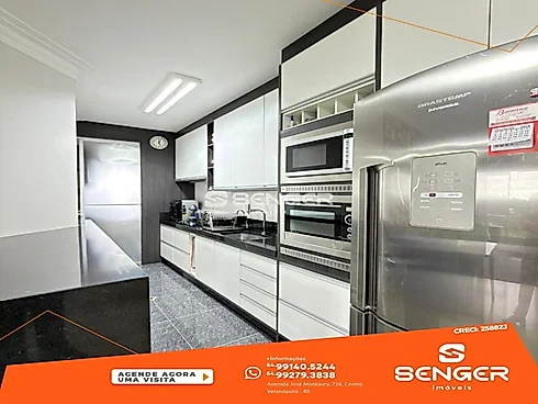 Apartamento 2 Quartos com Churrasqueira - Centro - Apartamento em Centro, Veranopolis - Foto 5