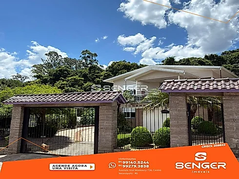Casa 5 Quartos com Churrasqueira - Vila Azul - Casa em Vila Azul, Veranopolis - Foto 1