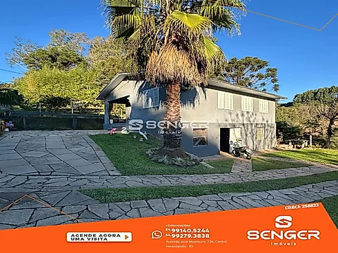 Casa 3 Quartos com Churrasqueira - Sao Valentin - Casa em Sao Valentin, Veranopolis - Foto 2