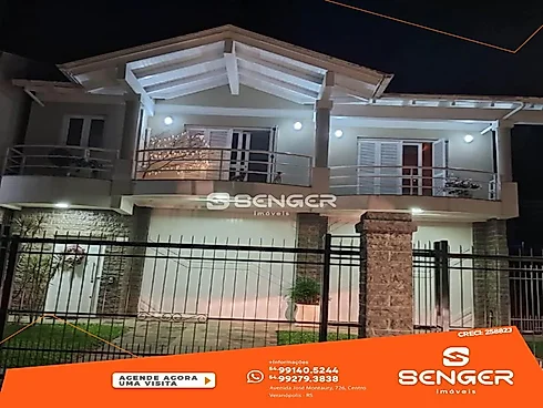 Casa 3 Quartos com Churrasqueira - Renovação - Casa em Renovação, Veranopolis - Foto 1