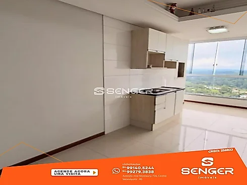 Apartamento 1 Quarto com Churrasqueira - Centro - Apartamento em Centro, Veranopolis - Foto 2