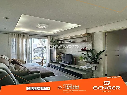 Apartamento 3 Quartos com 1 Suíte e 92m² - Centro - Apartamento em Centro, Farroupilha - Foto 4