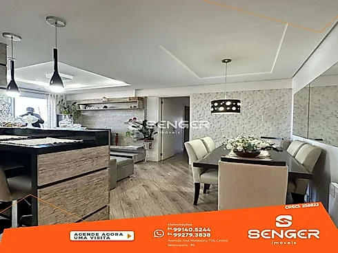 Apartamento 3 Quartos com 1 Suíte e 92m² - Centro - Apartamento em Centro, Farroupilha - Foto 5