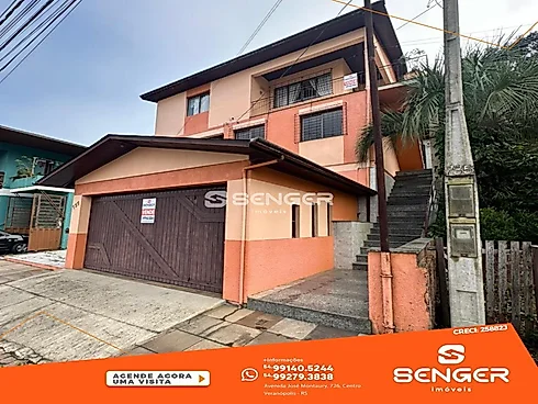 Casa 5 Quartos 205m² com Churrasqueira - Santa Lucia - Casa em Santa Lucia, Veranopolis - Foto 1