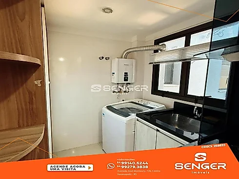 Apartamento 3 Quartos com 1 Suíte e 98m² - Praia Grande - Apartamento em Praia Grande, Torres - Foto 2
