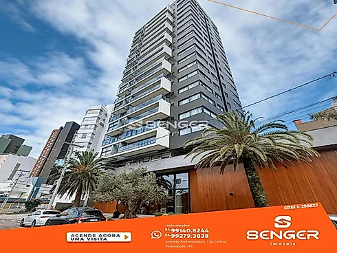 Apartamento 2 Quartos com 1 Suíte e 79m² - Praia Grande - Apartamento em Praia Grande, Torres - Foto 1