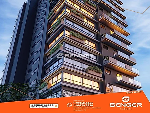 Apartamento 2 e 3 Quartos com Piscina - Centro - Apartamento em Centro, Torres - Foto 1