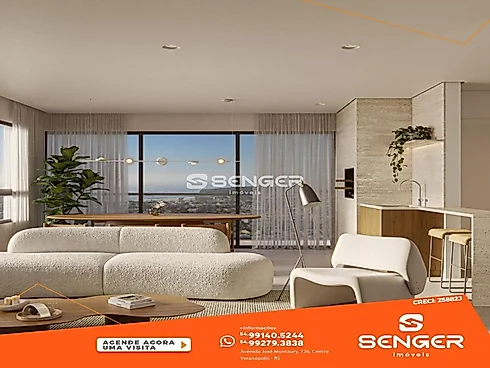 Apartamento 2 e 3 Quartos com Piscina - Centro - Apartamento em Centro, Torres - Foto 2