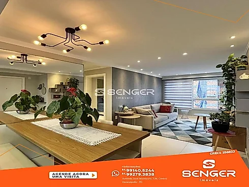 Apartamento 2 Quartos com 1 Suíte e 70m² - Centro - Apartamento em Centro, Torres - Foto 3