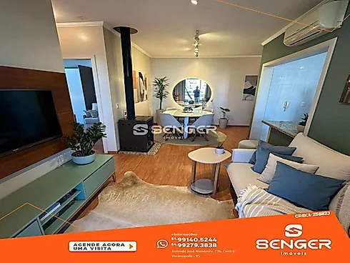 Apartamento 2 Quartos 82m² - Centro - Apartamento em Centro, Veranopolis - Foto 3