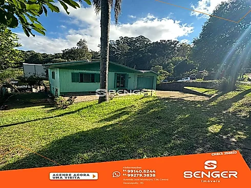 Casa 3 Quartos com Churrasqueira - Universal - Casa em Universal, Veranopolis - Foto 1