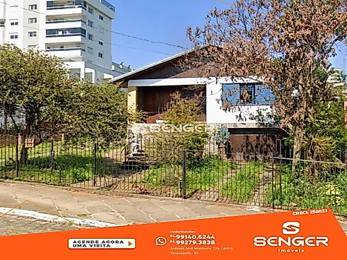Terreno Central com Casa Antiga-Alto Potencial - Terreno em Centro, Veranopolis - Foto 1