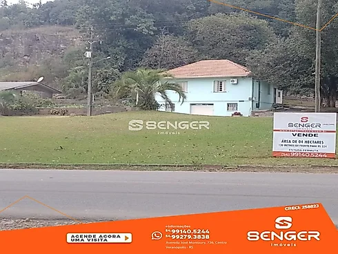 Área de Terras de 4.9 Hectares com Contrução a Beira da RS324 - Sítio em Rs 324, Nova Prata - Foto 2