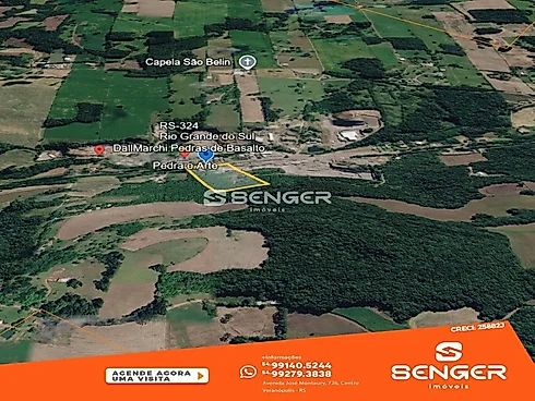 Área de Terras de 4.9 Hectares com Contrução a Beira da RS324 - Sítio em Rs 324, Nova Prata - Foto 4