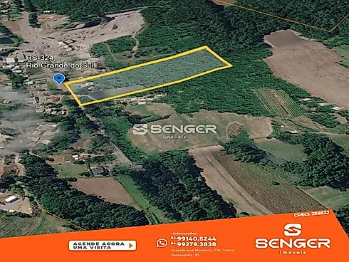 Área de Terras de 4.9 Hectares com Contrução a Beira da RS324 - Sítio em Rs 324, Nova Prata - Foto 5