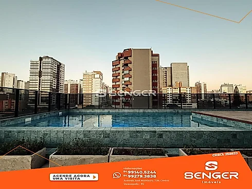 Apartamento 3 Quartos com 2 Suítes e 152m² - Av Benjamim Constant - Apartamento em Av Benjamim Constant, Torres - Foto 2