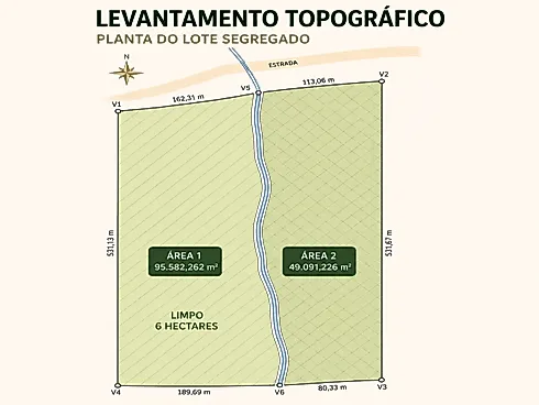 Área de Meia Colônia Terra Rural na Linha Júlio de Castilhos - Foto 3