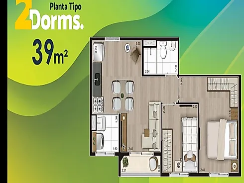 Apartamento em Parque Ipê, São Paulo