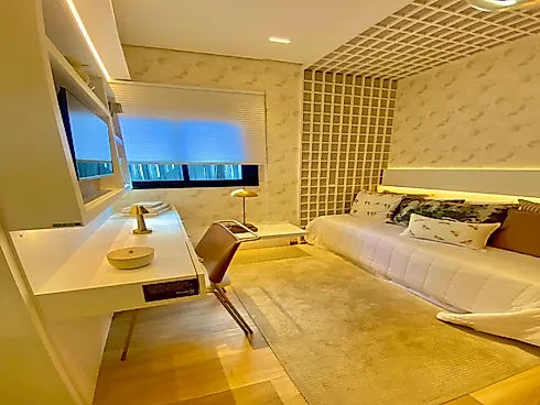 Apartamento 3 Quartos no Origine Flamboyant - Apartamento em Loteamento Residencial e Comercial Bosque Flamboyant, Taubaté - Foto 3