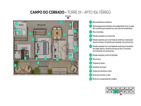 Apartamento 2 Quartos no Residencial Campo do Cerrado - Foto 13