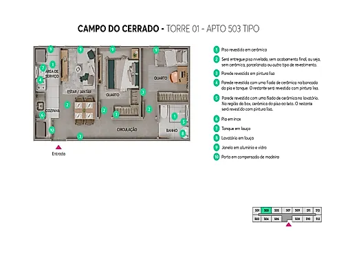 Apartamento 2 Quartos no Residencial Campo do Cerrado - Foto 14