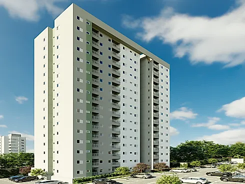 Apartamento em Residencial Novo Horizonte, Taubaté