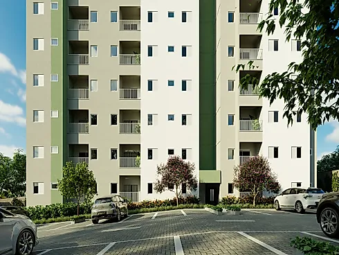 Apartamento em Residencial Novo Horizonte, Taubaté