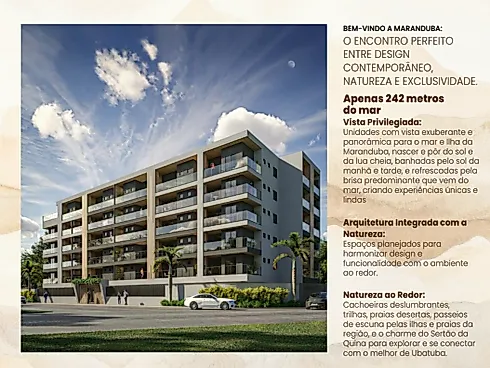 Apartamento em Maranduba, Ubatuba
