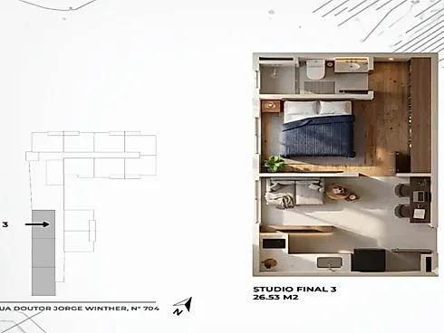 Apartamento em Centro, Taubaté
