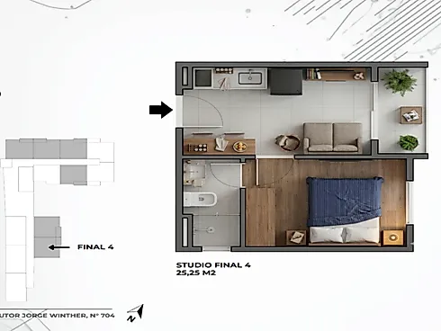 Apartamento em Centro, Taubaté