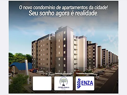 Apartamento 2 Quartos no Jabuticabeiras Village - Feital - Apartamento em Feital, Pindamonhangaba - Foto 1