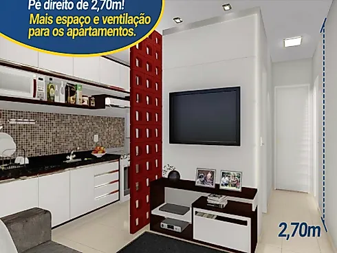 Apartamento 2 Quartos no Jabuticabeiras Village - Feital - Apartamento em Feital, Pindamonhangaba - Foto 5