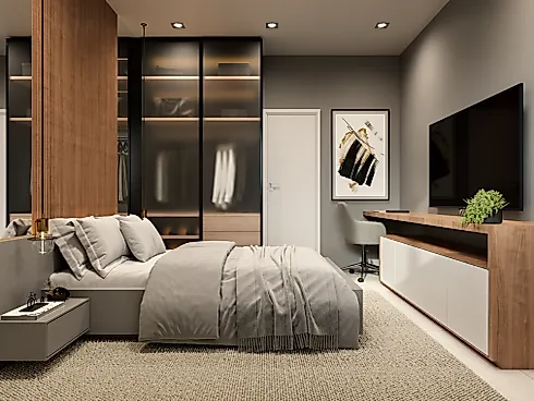 Apartamento em Parque Balneário Poiares, Caraguatatuba