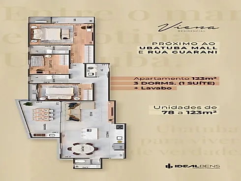Apartamento em Centro, Ubatuba