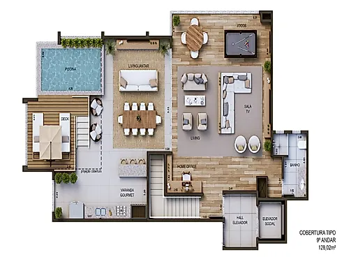 Apartamento 3 Quartos no Edificio Princesa Leopoldina - Foto 17