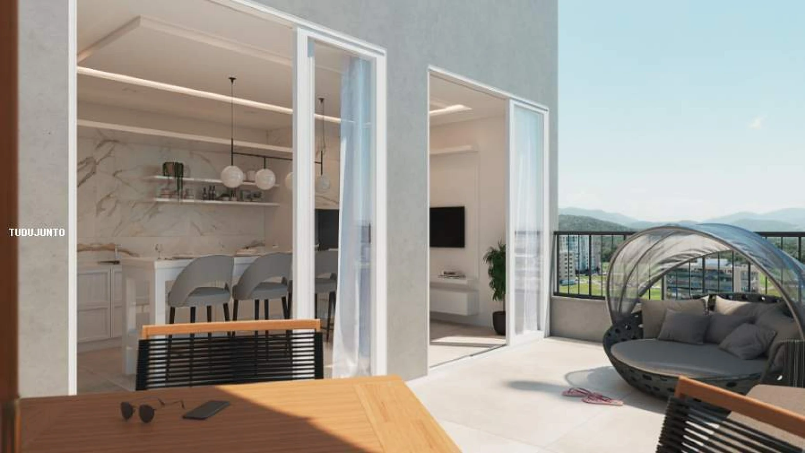 Apartamento em Pedra Branca, Palhoça