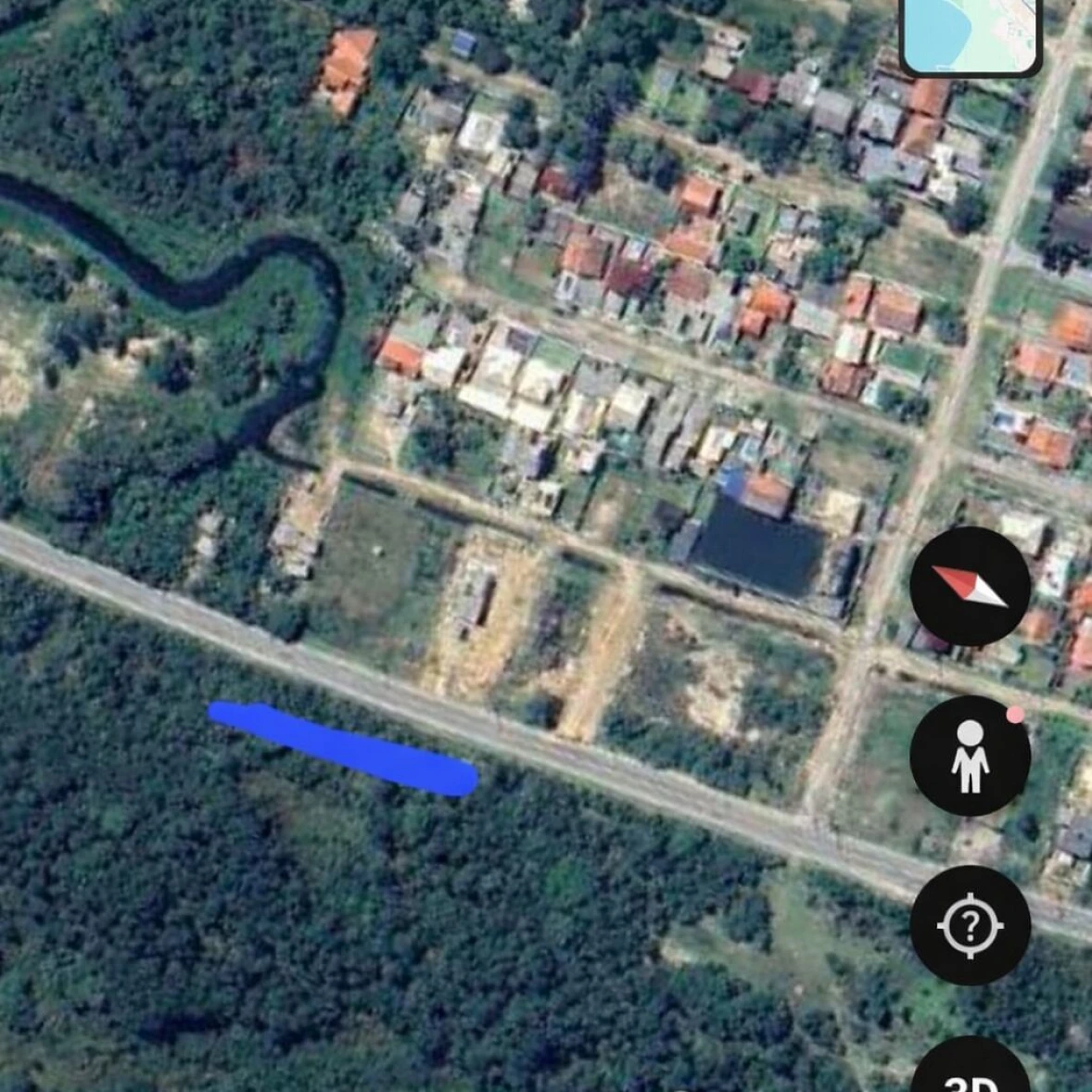 Terreno em Passagem de Maciambú (Ens Brito), Palhoça