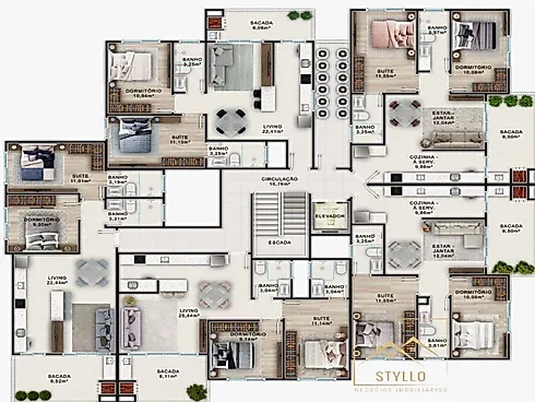 Apartamento em Mar Azul (ens Brito), Palhoça
