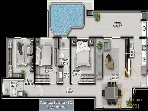 Apartamento em Carvoeira, Florianópolis